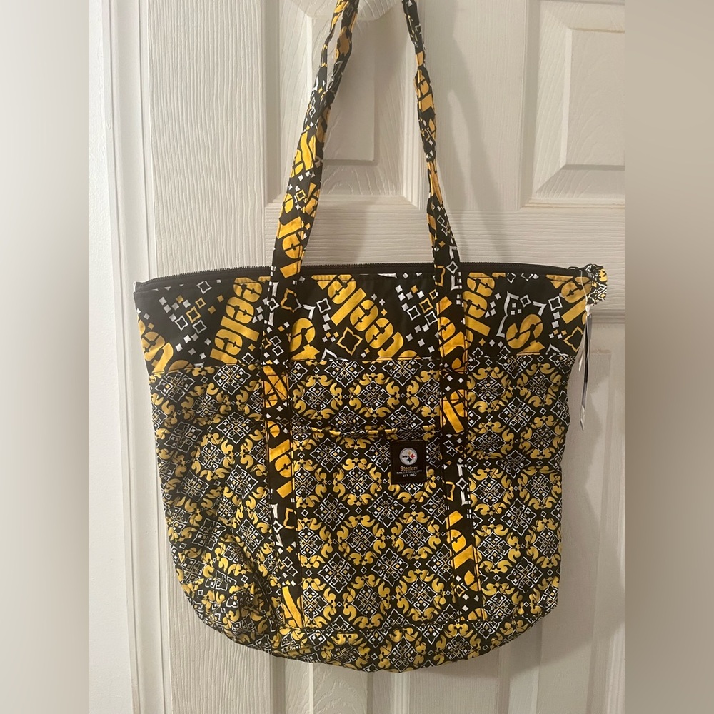 NWT Forever Collectibles Pittsburgh Steelers Tote Bag